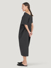 Black Round Neck Long Dress