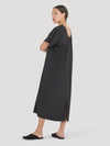 Black Round Neck Long Dress