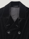 Black Velvet Reefer Jacket