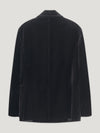 Black Velvet Reefer Jacket