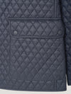 Navy Quilted Norfolk Jacket