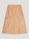 Camel A-Line Skirt