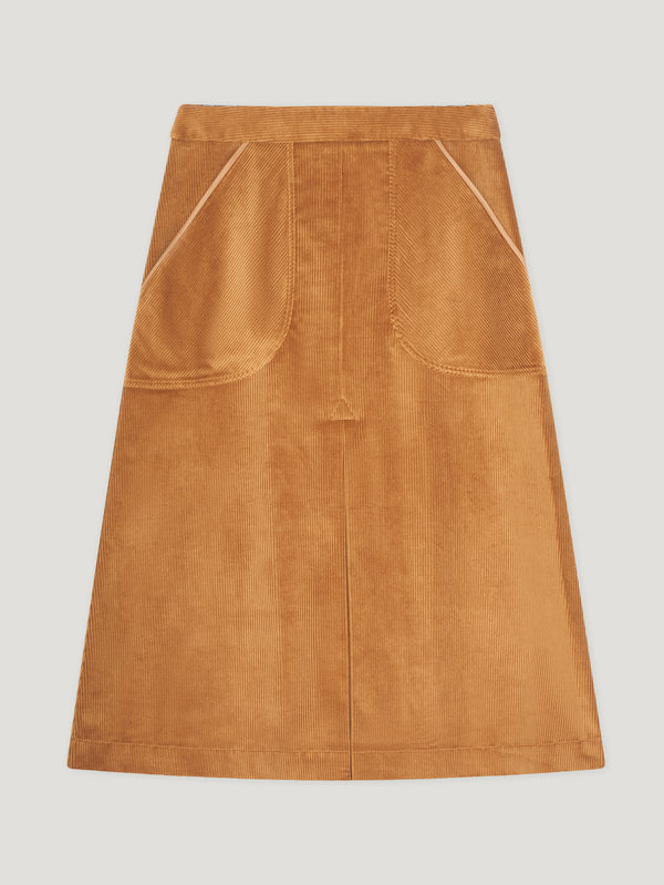 Vicuna A-Line Skirt