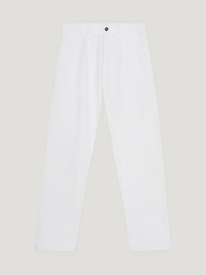 White Rally Trouser