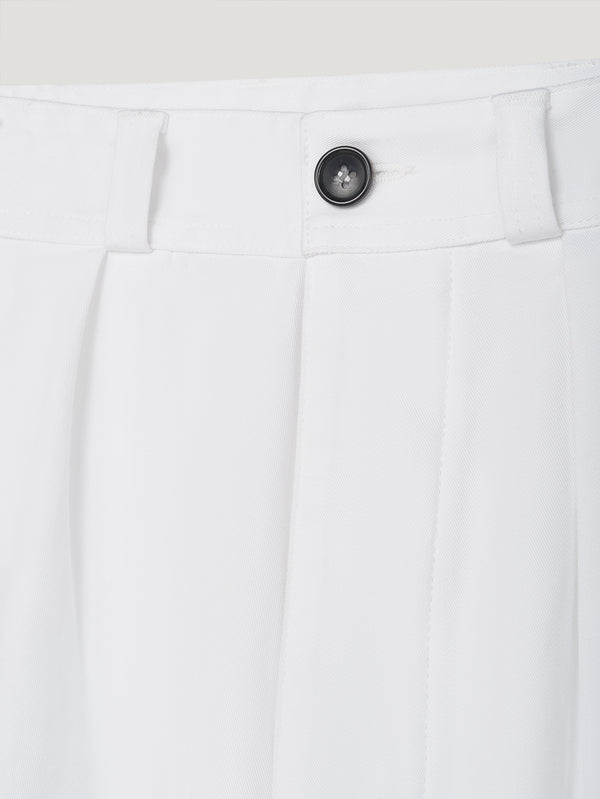 White Rally Trouser