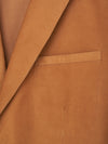 Cognac Suede Blazer