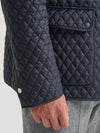 Navy Quilted Norfolk Jacket