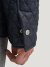 Navy Quilted Norfolk Jacket