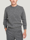 Grey Super Luxe Cashmere Crewneck