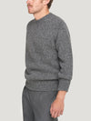 Grey Super Luxe Cashmere Crewneck