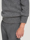 Grey Super Luxe Cashmere Crewneck