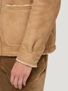 Natural Shearling Cropped Jacket