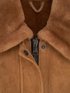 Camel Suede Blouson