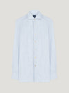 Light Blue Stripe Flannel Shirt