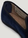 Midnight Blue Velvet Slippers