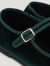 Mens Velvet Dark Green MJs