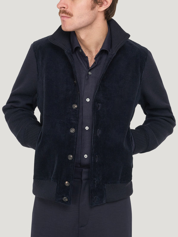 Navy Harrington Jacket