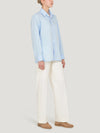 Pale Blue Regular Collar Single Cuff Shirt