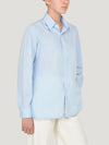 Pale Blue Regular Collar Single Cuff Shirt