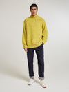 Yellow/Ecru Oversized Chunky Knit