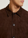 Brown Suede Over Shirt