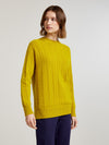 Yellow Favourite Cable Sweater