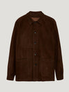 Brown Suede Over Shirt