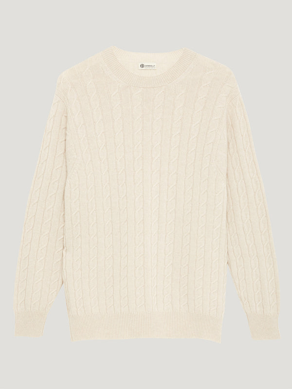 Bone Favourite Cable Sweater