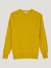 Yellow Favourite Cable Sweater