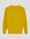 Yellow Favourite Cable Sweater