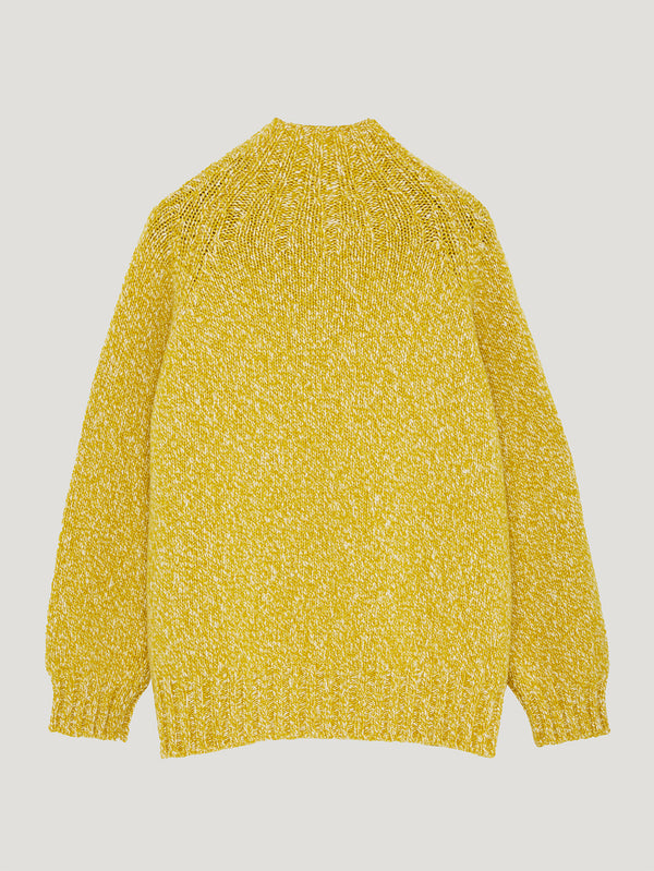 Yellow/Ecru Oversized Chunky Knit