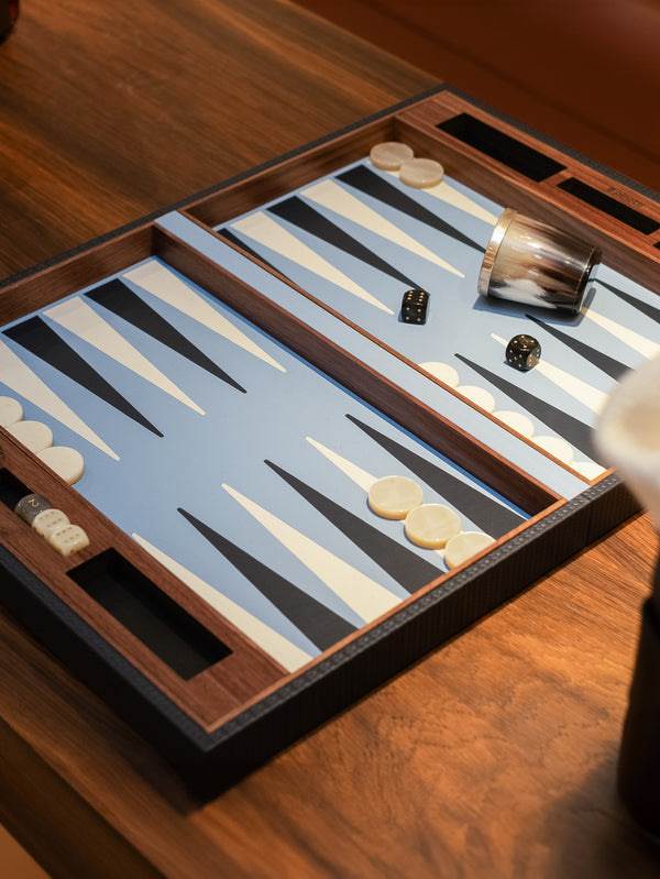 Navy Backgammon Game Set