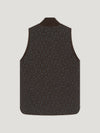 Brown & Grey Folk Car Vest