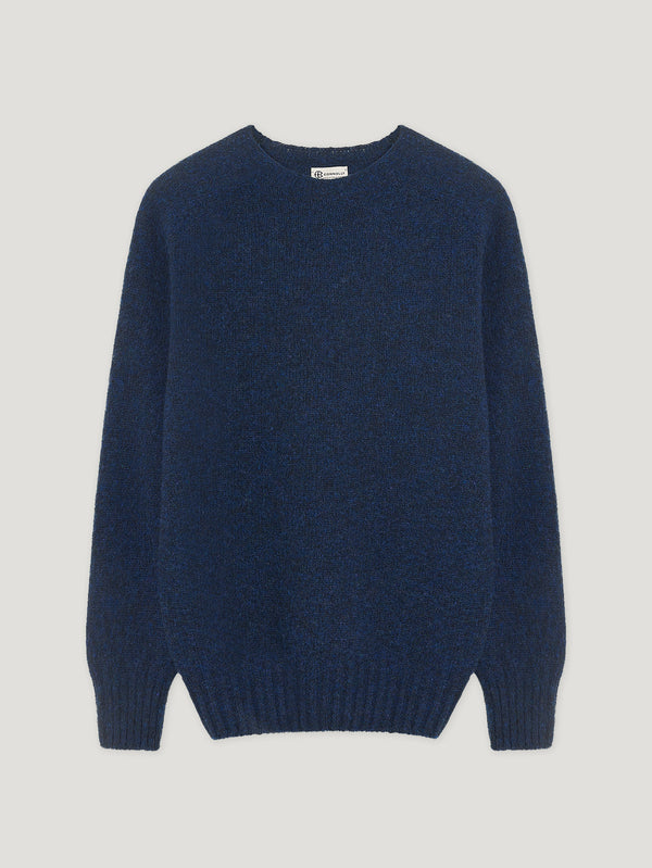 Denim Shetland Crew Neck