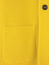 Yellow Wool Short Double Breasted Mac