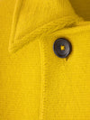 Yellow Wool Short Double Breasted Mac