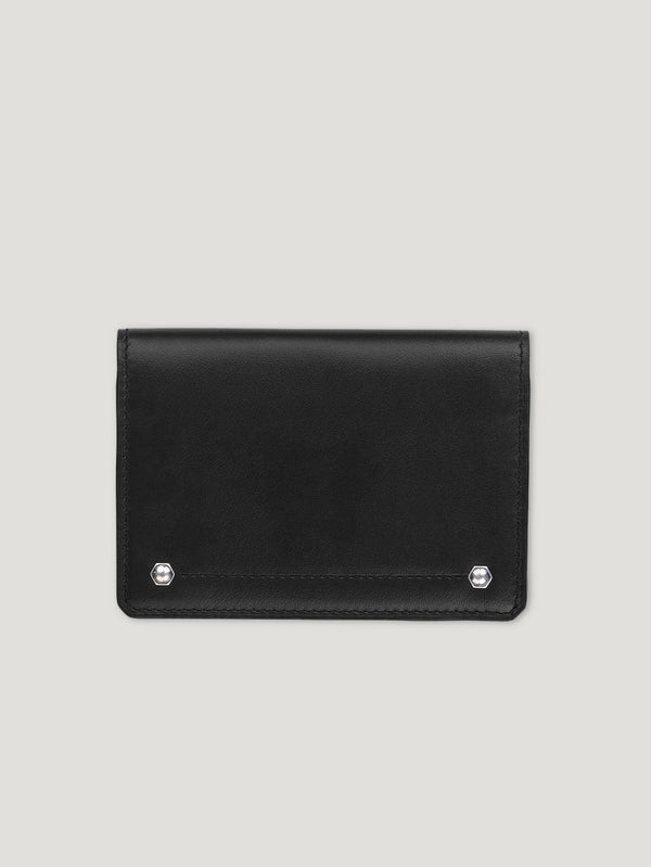 Black Hex Folded Credit Card Case 1904