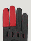 Black/Red Road Rage Gloves