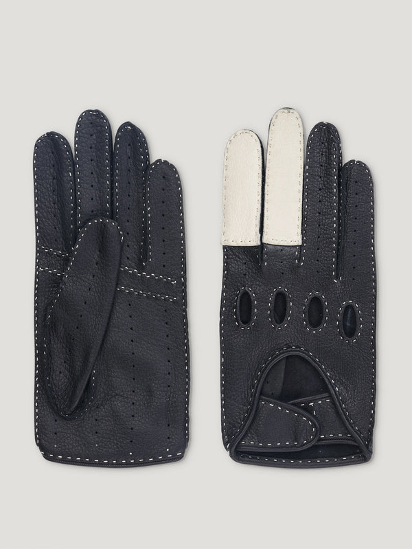 Black/White Road Rage Gloves