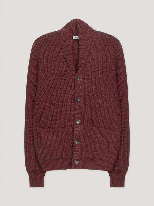 Burgundy Rally Cardigan