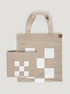 White Printed Flag Tote Bag