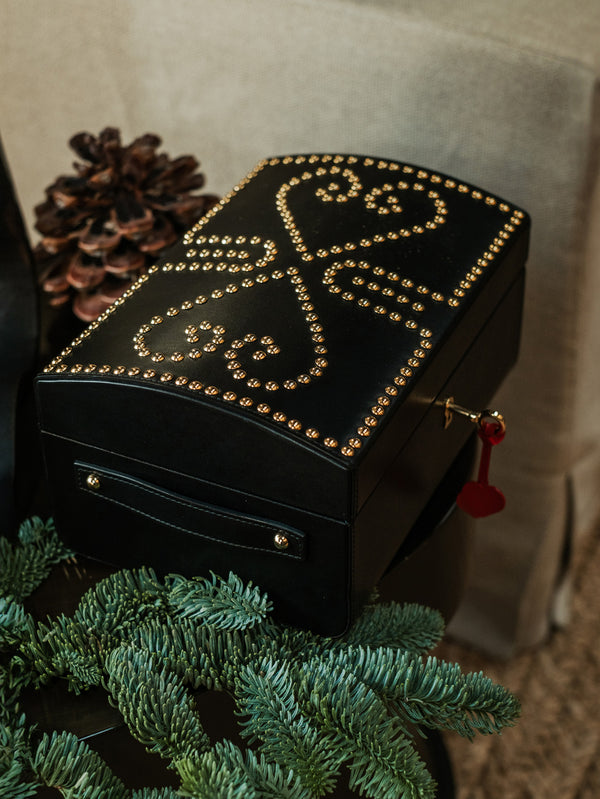 Black Nomadic Chest with Gold Studs 1904