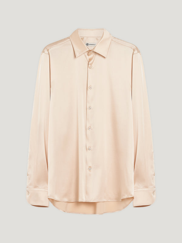 Sable Loose Fit Silk Shirt