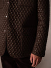 Brown Quilted Norfolk Jacket