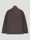 Brown Quilted Norfolk Jacket