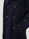 Navy Oversized Martingale Coat