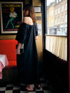 Black Round Neck Long Dress