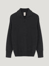 Charcoal Sailor Collar Sweater