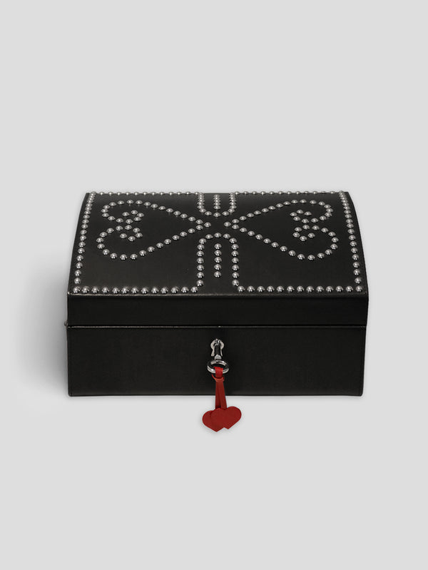 Connolly England | Black Nomadic Chest w Gold Studs 1904 - Black