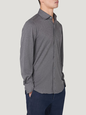 Anthracite Heather Cashmere Shirt